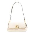 Coach Hobo Bags - Refined Calf Leather Jet Shoulder Bag - Gr. unisize - in Beige - für Damen - aus Leder & Mikrofaser & Kalbsleder & Kalbsleder