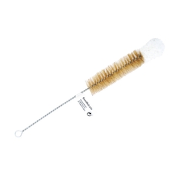 Global Partner Rundbürste Schweineborsten Haarbürste Naturborsten Stylingbürste Friseurbürste ca 29cm lang 3cm ø