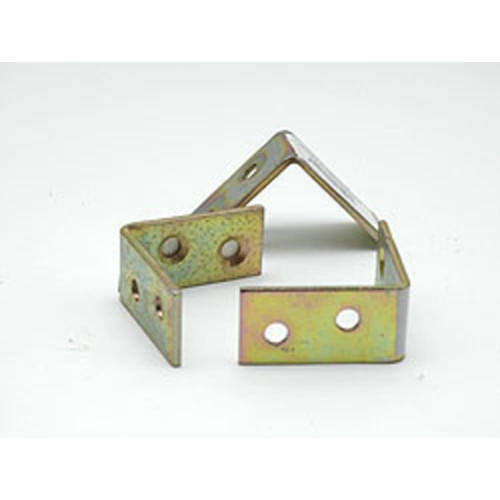 Stuhlwinkel Verzinkt 40x40x15mm 2mm dick – Universeller Metallwinkel Möbelverbinder Regalverbinder, 1 Stück Silber Image