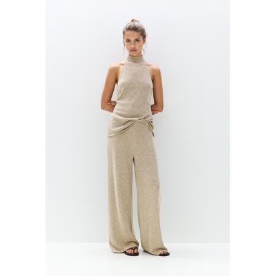 Straight Fit Knit Pants