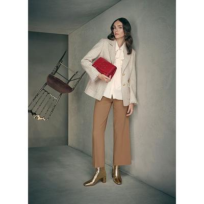 Julia Camel Relaxed Wide Trousers, Camel