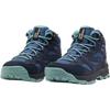 Wanderschuh JACK WOLFSKIN "VOJO TOUR TEXAPORE MID K", Gr. 32, blau (night blau), Synthetik, Textil, sportlich, Schuhe, Wasserdicht