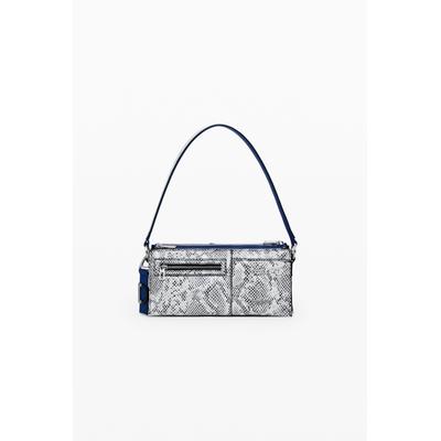 Small convertible animal print bag