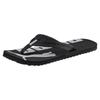 Zehentrenner PUMA "EPIC FLIP V2", Gr. 49,5, schwarz-weiß (schwarz, weiß), Textil, bedruckt, sportlich, Schuhe
