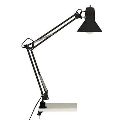BRILLIANT Tischleuchte "HOBBY", schwarz, Ø 17cm H: 70cm, Lampen, 70cm Höhe, E27 max. 40W, schwenkbar, Metall, Druckschalter Image