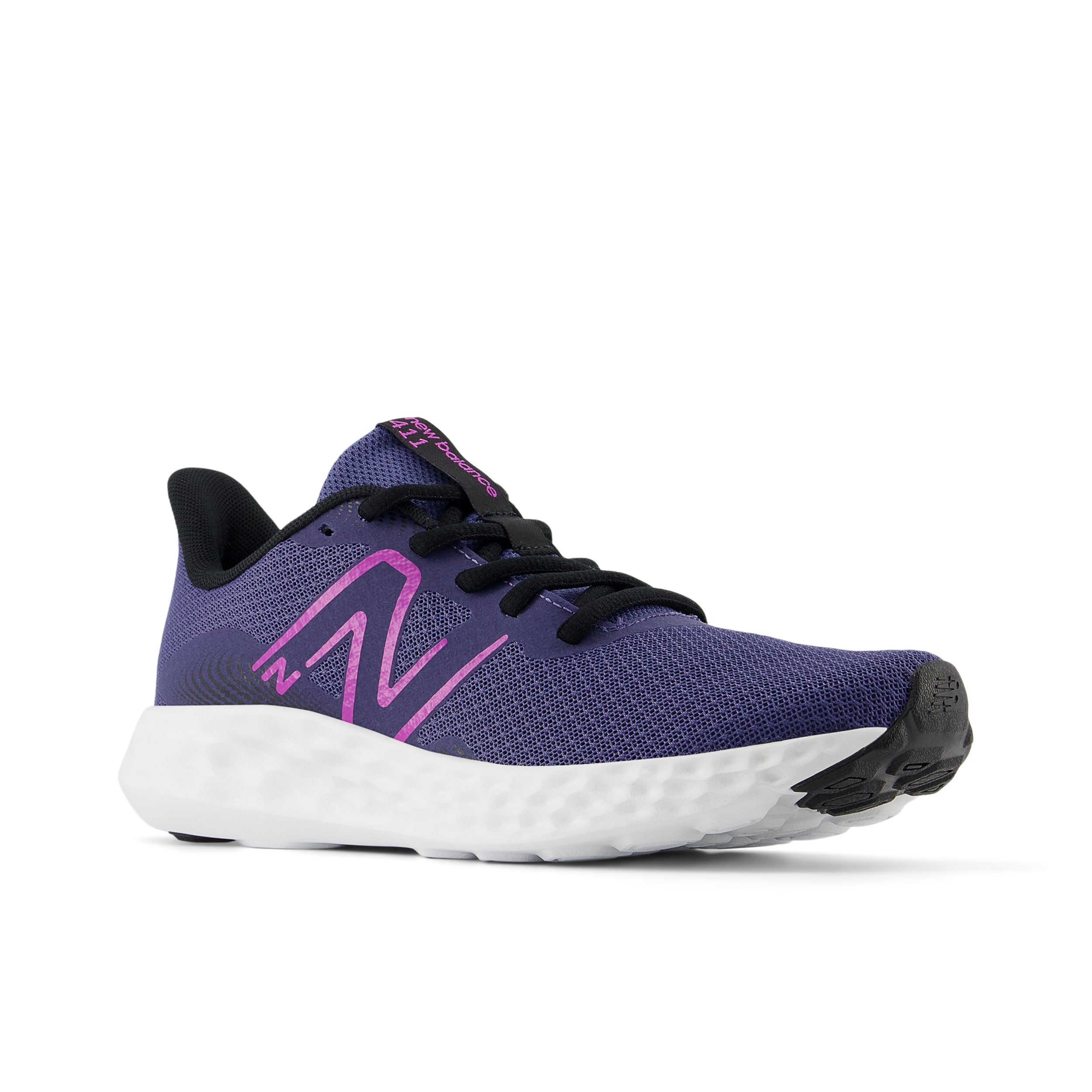 Laufschuh NEW BALANCE "411", Gr. 38, dream state, Synthetik, Textil, Schuhe
