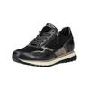 Sneaker GABOR COMFORT "Gabor Comfort Sneaker Leder", Damen, Gr. 42, schwarz (schwarz, grau), Leder, casual, Schuhe
