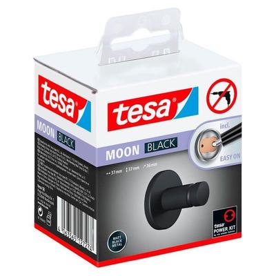 tesa Handtuchhaken »MOON« schwarz Image