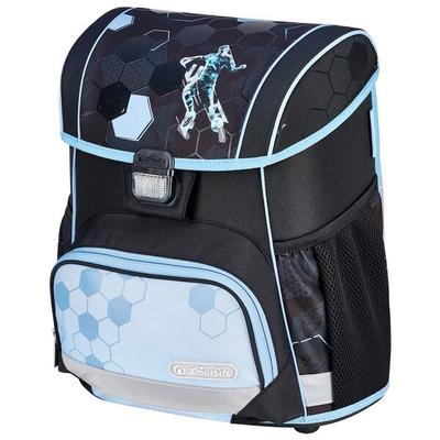 Herlitz Schulranzen-Set »Loop Plus Cyber Soccer« grün, 31x37x22 cm Image
