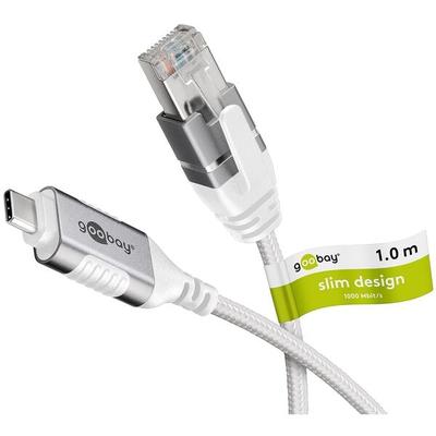 goobay Adapterkabel USB-C 3.1/RJ45 weiß 1.0 m Image