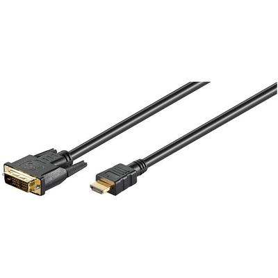 goobay HDMI-Kabel HDMI A/DVI-D 3.0 m Image