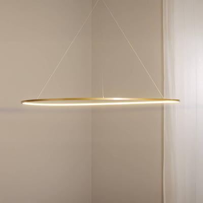 Milagro Lighting LED-Hängelampe Saturno, Ø 120 cm, goldfarben, 1-fl., 4.000 K Image
