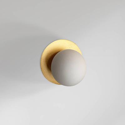 ROYALTECH Wandleuchte Aylin, goldfarben, Ø 15 cm, Metall, G9 Image