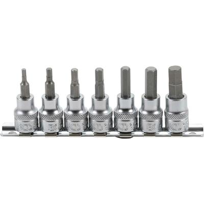 Bgs Technic - Bit-Einsatz-Satz Antrieb Innenvierkant 10 mm (3/8') Innensechskant 1/8' - 3/8' Image