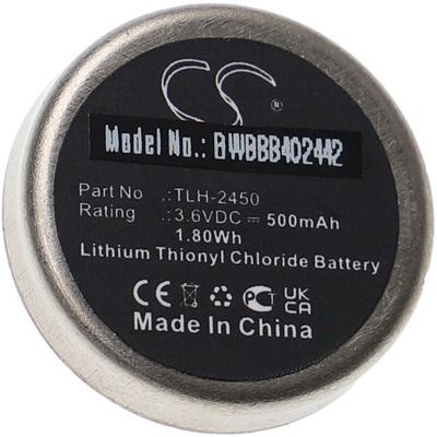 Akku kompatibel mit Testo 184-T4 Messgerät (500 mAh, 3,6 v, Li-SOCl2) - Vhbw Image