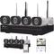 Kit Videosorveglianza 3K ip Senza Fili – 4 Telecamere Wireless + nvr + Hard Disk