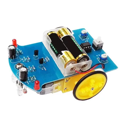 D2-1 DIY Intelligente Tracking Linie Smart Car Kit mit TT Motor DIY Löten Projekt Solder Smart Patrol Automobil Teile