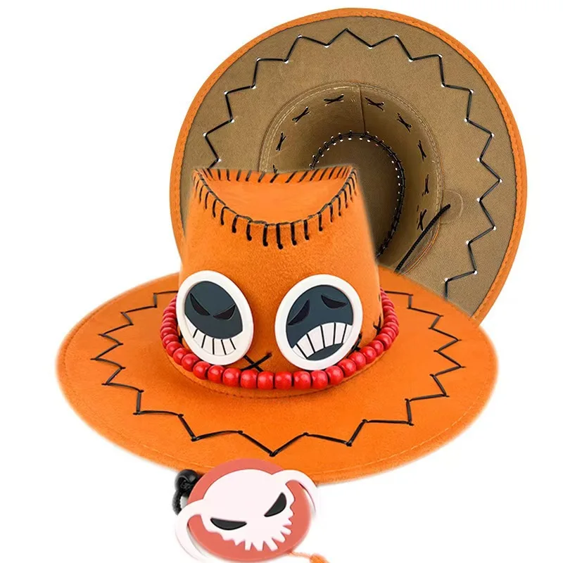 Piraten-Anime-Hut, Jazz-Cowboy, Outdoor-Sonnenhut, modische Party-Performance-Requisite, Cartoon-COSPLAY-Essential Image