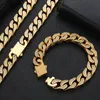 12mm kubanischen Link 18 Karat Gold pvd plattiert Edelstahl Bling Zirkon Stein Armband für Männer Hip Hop Schmuck kostenlos benutzer definierte Logo