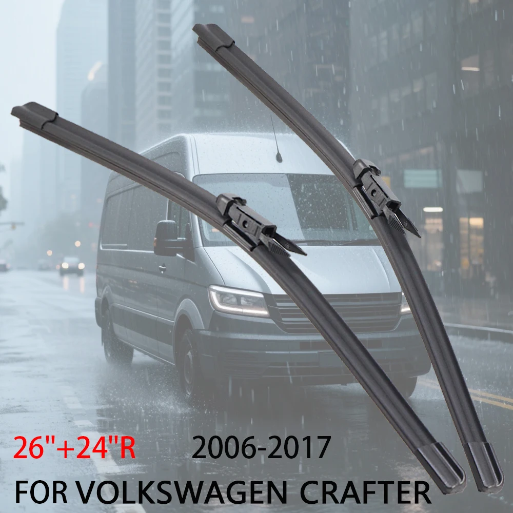 Auto Wischer Klinge Für Volkswagen Crafter (SY SZ) 2006-2025 Windschutzscheibe Gummi Refill Frontscheibe Wischer Auto Zubehör Image