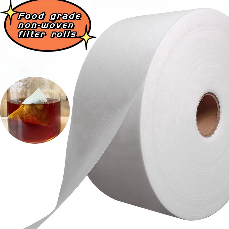 Food-grade tea filter non-woven tea bag packaging machine special filter Chinese medicine bag coiled material