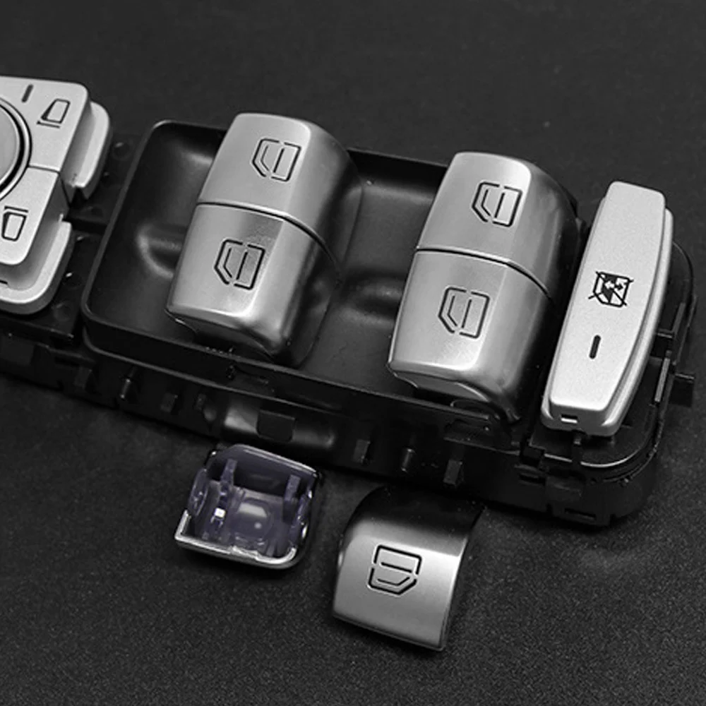 Auto Master Passagier Tür Fenster Schalter Taste Abdeckung Kappe Ersatz Für Mercedes Benz C E GLC S Klasse W205 W253 W213 W293 W222 Image