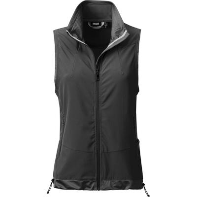Daunenweste LPO "Damen Weste Elfi", Damen, Gr. 48 (XL), schwarz, 85% Polyester, 15% Elasthan, Westen Image