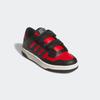Klettschuh ADIDAS SPORTSWEAR "RAPID COURT KIDS", Gr. 30, core schwarz, collegiate rot, core weiß, Synthetik, sportlich, Schuhe