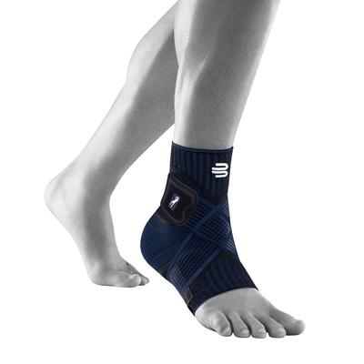 Sprunggelenkbandage BAUERFEIND "Sports Ankle Support rechts", Herren, Gr. XXL, blau (navy), Obermaterial: 57% Baumwolle, 41% Polyester, 2% Elasthan, Bandagen