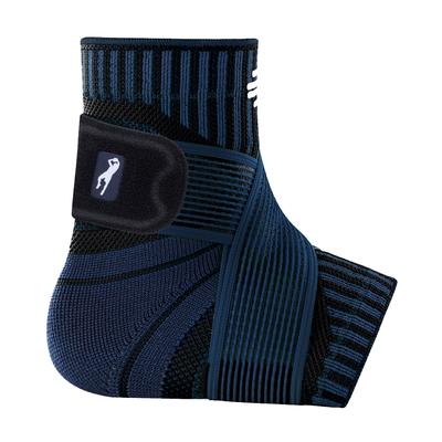 Sprunggelenkbandage BAUERFEIND "Sports Ankle Support links", Herren, Gr. L, blau (navy), Obermaterial: 57% Baumwolle, 41% Polyester, 2% Elasthan, Bandagen
