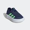 Slip-On Sneaker ADIDAS SPORTSWEAR, Gr. 24, dunkelblau, lime burst, cloud weiß, Textil, sportlich, Schuhe, für Kinder