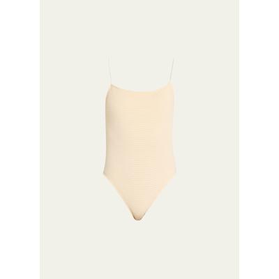 Toteme Smocked One-Piece Swimsuit