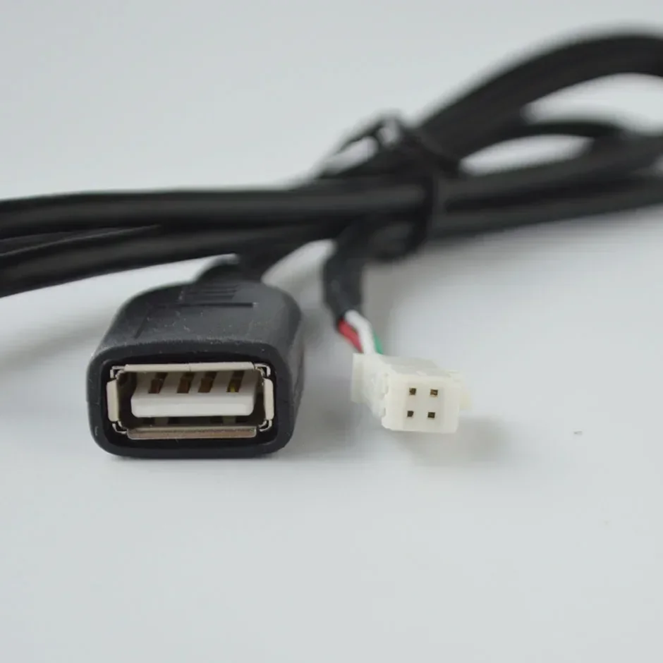 Auto-Multimedia-Player, Kabelbaum-Stecker, 6-polig oder 4-polig, Dual-USB-Schnittstellenkabel-Adapter für Android Radio Navigation Image