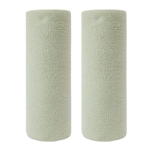 2 Rollen / 40 Stück wiederverwendbare Mikrofaser-Reinigungstücher, Mehrzweck-Küchentücher, gewebte Geschirrtücher, umweltfreundliche Haushaltsreinigungstücher für Wohnzimmer, Schlafzimmer und Küche Image