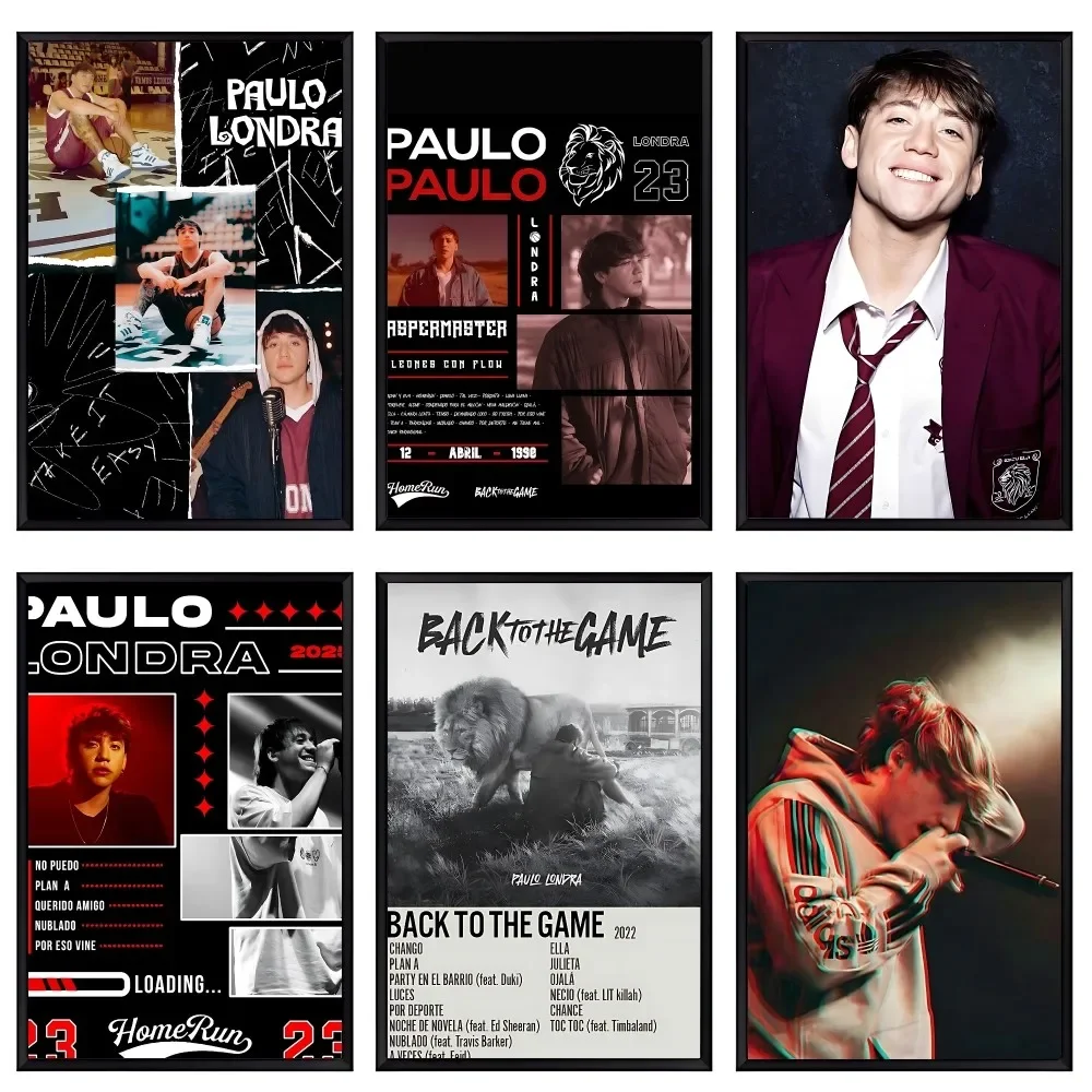 P-Paulo London The Game Poster No Framed Poster Kraft Club Bar Paper Vintage Poster Wall Art Painting Bedroom Study Sticker