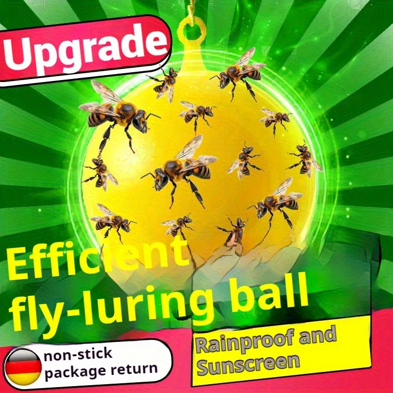 Sticky Flexible Board Mosquito And Fruit Trap for Citrus Pests including Flies Hoverflies Gnats - Garden Protection Image