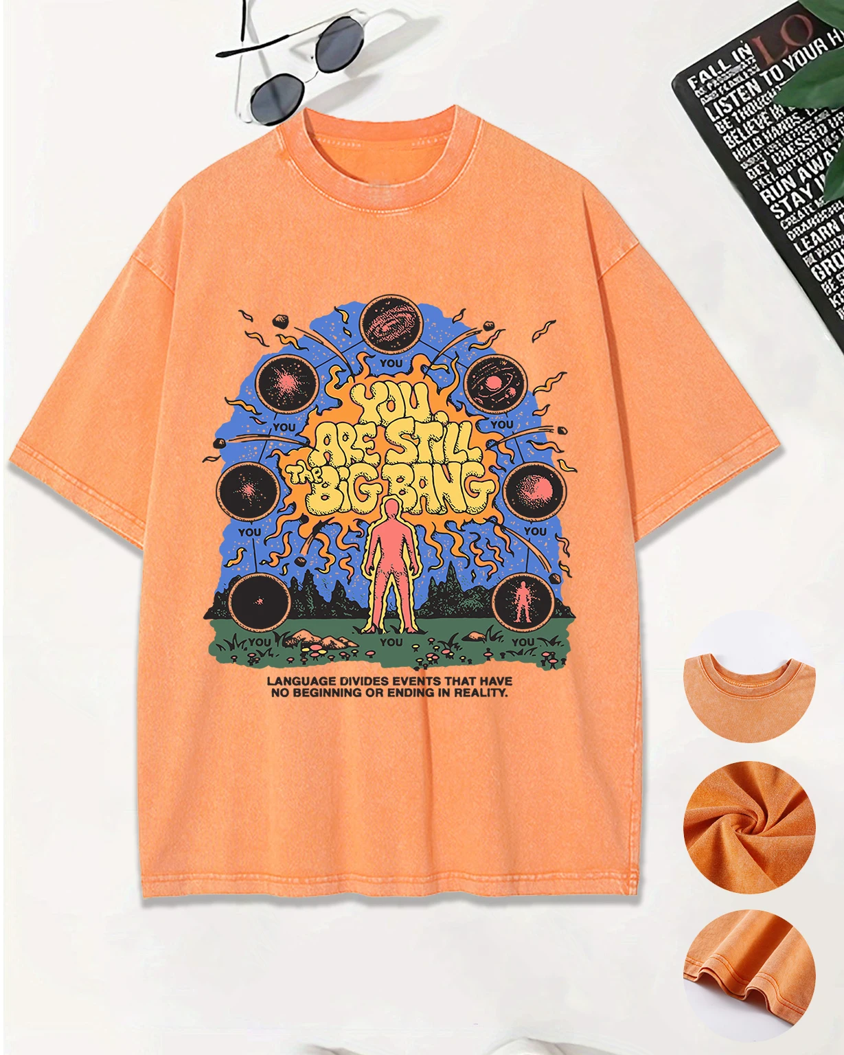 Sie Sind Immer noch Die Big Bang Drucken Retro T-shirts Sommer Baumwolle Lose Männer T Shirt Bequeme Sport Weiche Gewaschen Männliche Kleidung Image