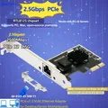 Scheda di rete wireless 2500Mbps Adattatore PCI-E a RJ45 Scheda Lan controller PCI LAN cablata Ethernet da 2,5 Gbps per PC Win7/8/10/11 8125
