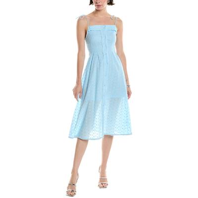 Abbey Eyelet Midi Dress