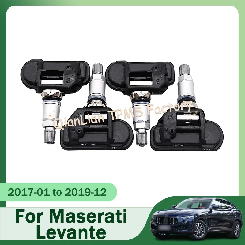 TPMS-Sensoren 4er-Set 670005749 Für Maserati Levante Quattroporte Ghibli 315 MHz Reifendruckkontrollsystem Image