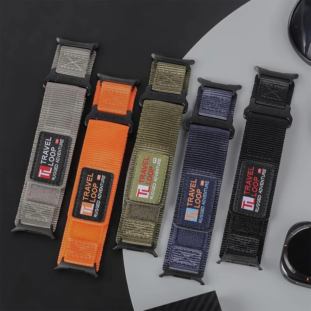 Robustes Nylon für Samsung Galaxy Watch Ultra Straps 47 mm Trail Loop Sport Handgelenk Gürtel Armband Correa Galaxy Watch 7 Ultra Band Image