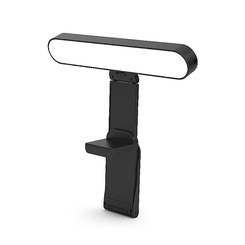 wiederaufladbares Clip-on-Videokonferenzlicht mit Fernbedienung und Touch-Steuerung, 3 einstellbare Beleuchtungsmodi für Zoom-Anrufe und Videoaufnahmen Image