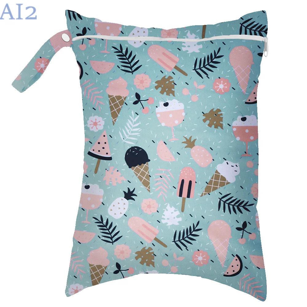 30x40cm Baby Windeln Windeln nass Packs ack große Kapazität wasserdichte Wickelt asche langlebige Outdoor-Kinderwagen Trage tasche Lagerung Image
