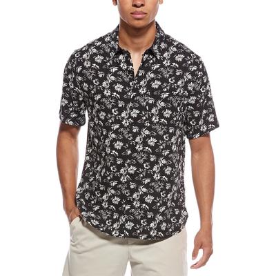 Vince Firework Floral Classic Fit Linen-Blend Shirt
