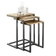 SoBuy FBT102-F set tavolino set tavolino impilabile tavolino per laptop tavolo per la cura tavolo da soggiorno