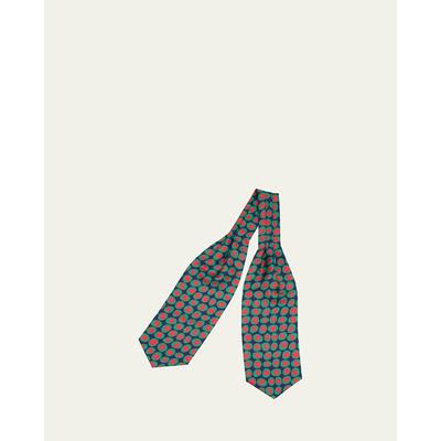 Charvet Men's Geometric Silk Neck Scarf