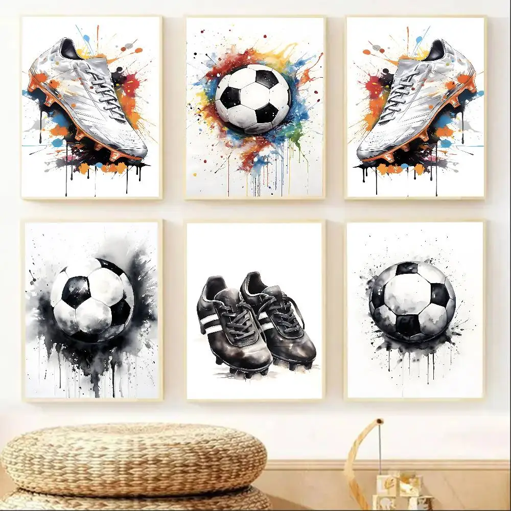 G-Graffiti Fußballschuhe, moderne Kunstposter, HD-Kunst, klebrige Wand, wasserdicht, für Zuhause, Bar, Dekoration, Leinwand, Wandkunst, Geschenkdruck, Poster