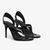 Damen Sommer Neue Runde Kopf Stiletto Sandalen Europäische und Amerikanische Mode Sexy Größen 34-46 Große Sandalen