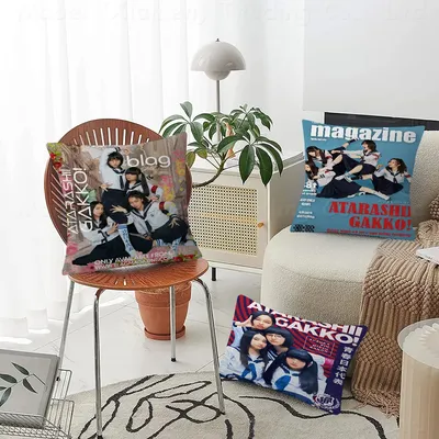 A-Atarashii G-Gakko Jugend Kissenbezug Toon Geschenk Kissenbezug Schlafzimmer Zuhause Sofa Stuhl Sitz Dekor Kissenbezug Image