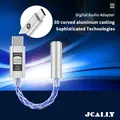 JCALLY JM6 Pro Tipo-C a 3,5 mm Doppio DAC CX31993 MAX97220 Amplificatore di decodifica portatile audio digitale Adattatore per cuffie mobili DAC HiFi